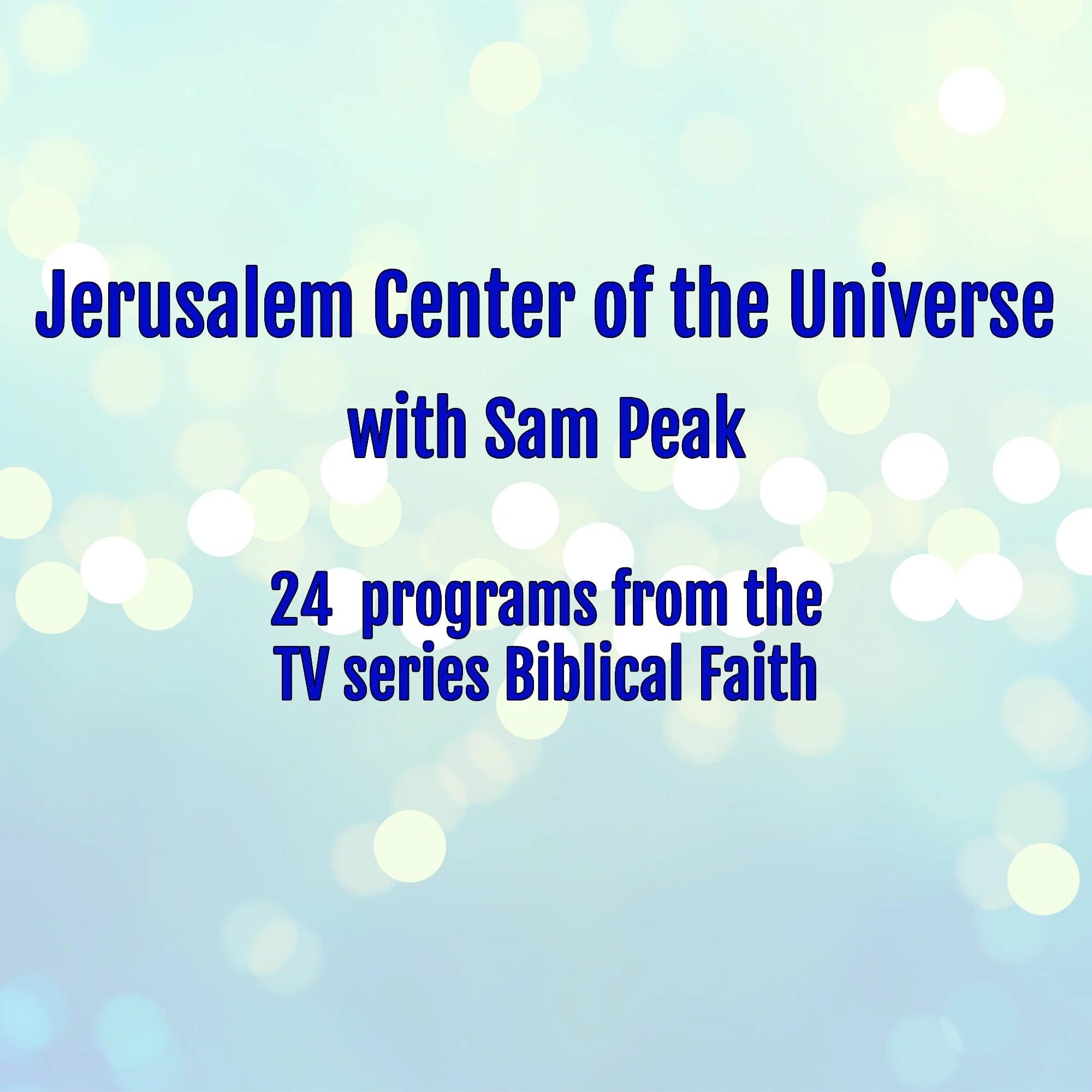 Jerusalem Center of the Universe DVD Set