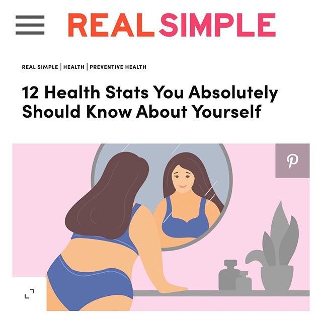 New article out on @realsimple discussing health stats everyone should know! I contribute to #1 blood type. This is even more relevant now that Blood Type A may be linked to higher susceptibility to severe COVID19 due to certain genes this blood type