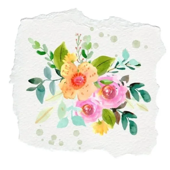 Floral icon representing the half-day spring art program.