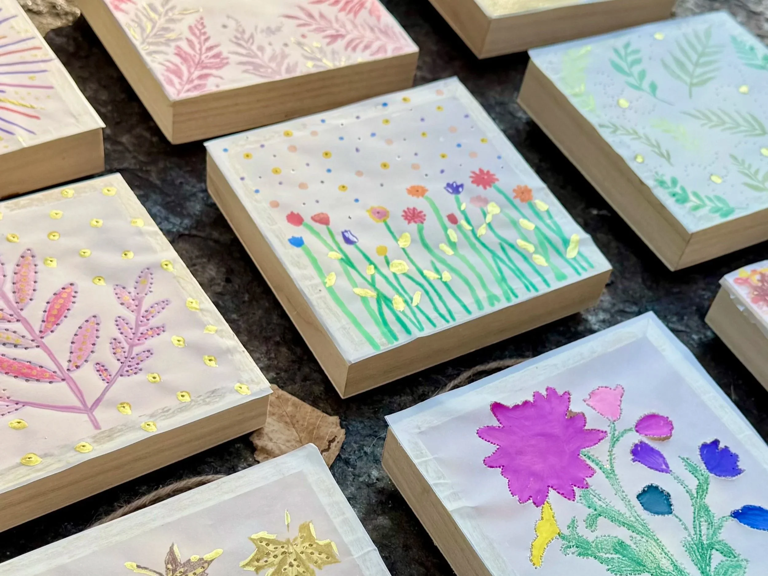 Light Bright Art: An art workshop for children and adults by Second Nature Arts in the Berkshires and Greater Boston