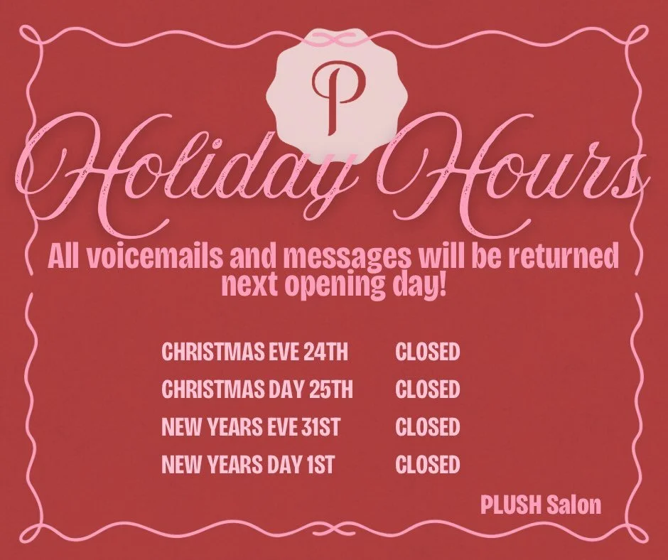 ❄️ HOLIDAY HOURS ❄️
All messages and voicemails will be returned following opening day!