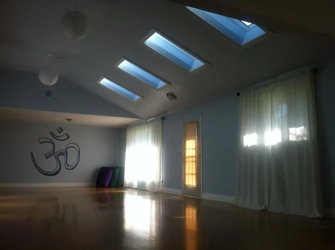 Bright and open studio space.