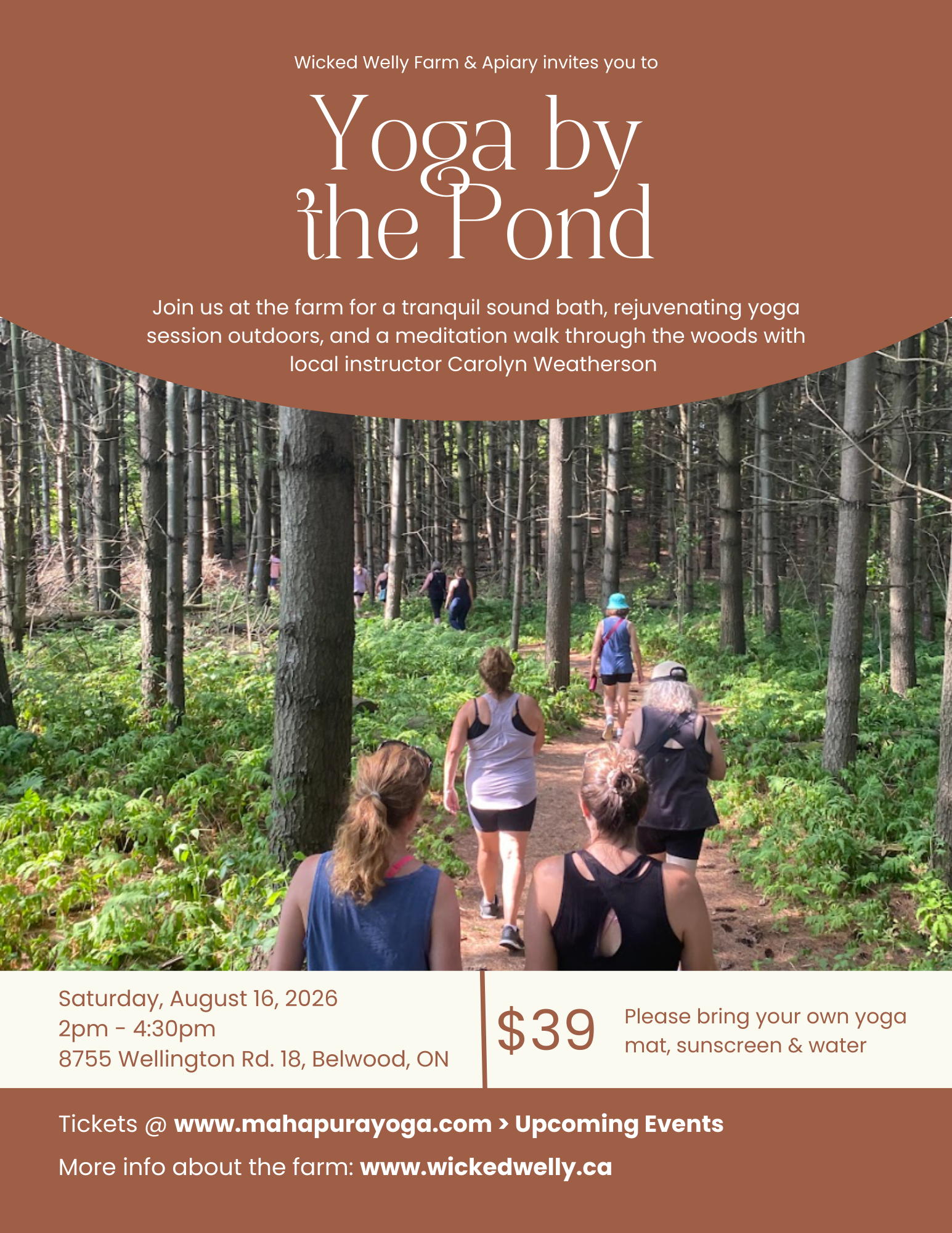 Yoga on the Farm Afternoon Getaway 