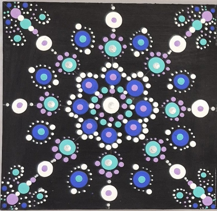 Let Positivity Flow - A Yoga and Dot Painting Experience