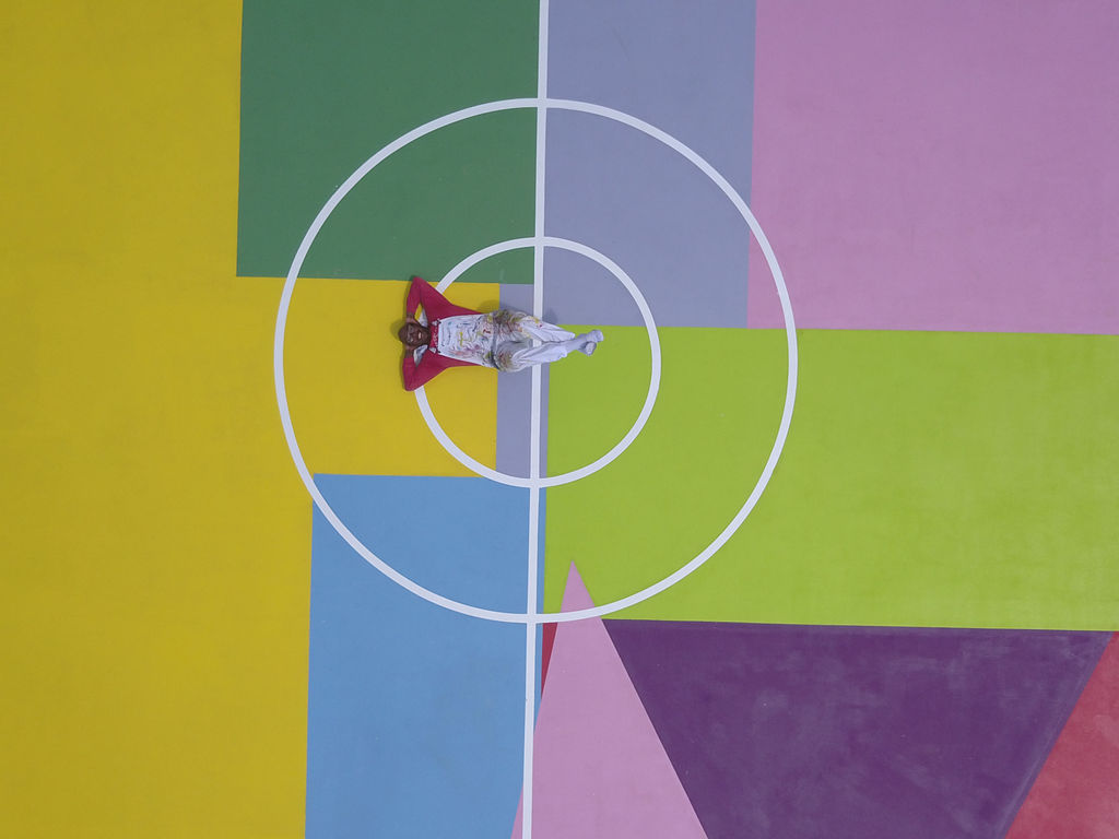 Shelton Hawkins - Play in Motion founder and designer of the Idlewild Basketball court at Idlewild Park, Photo Credit Jeremy Vogel