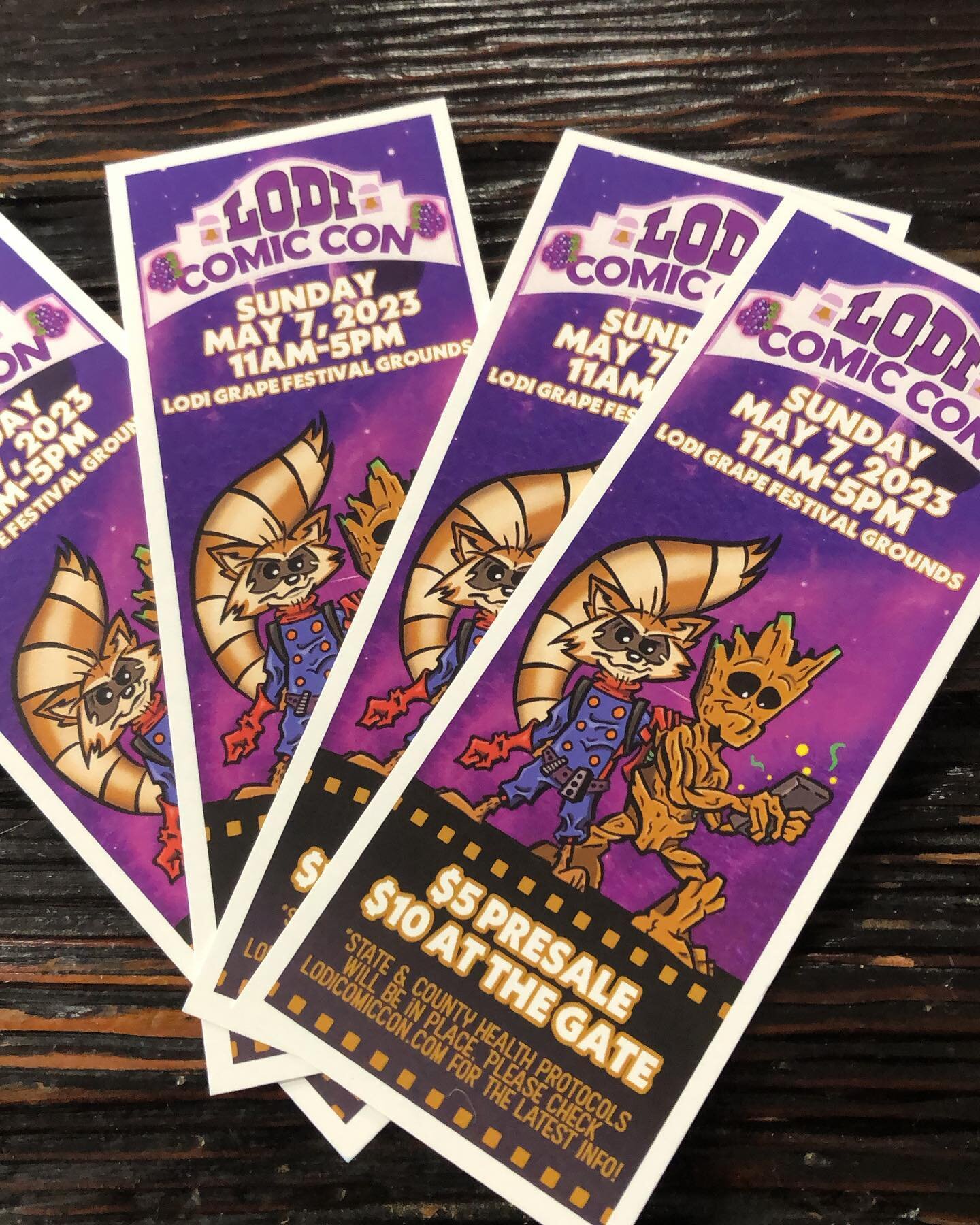 Lodi Comic Con is this Sunday May 7th and we have some tickets to give away! Post here and we will pick two winners, 2 tickets each, tomorrow morning. ^Ben #sacramento #lodicomiccon @stocktoncon