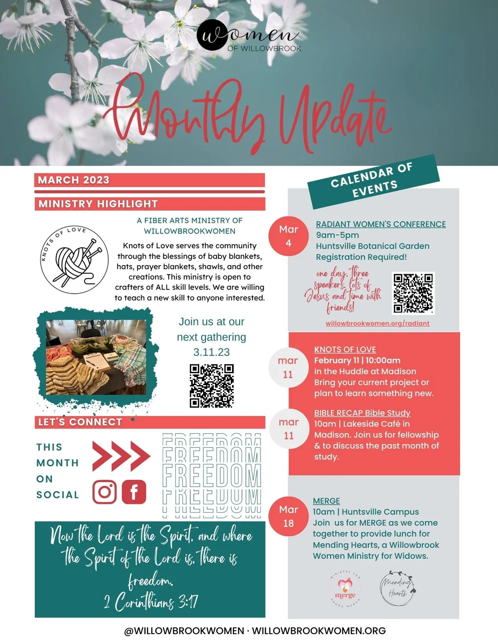 Newsletter — Willowbrook Women