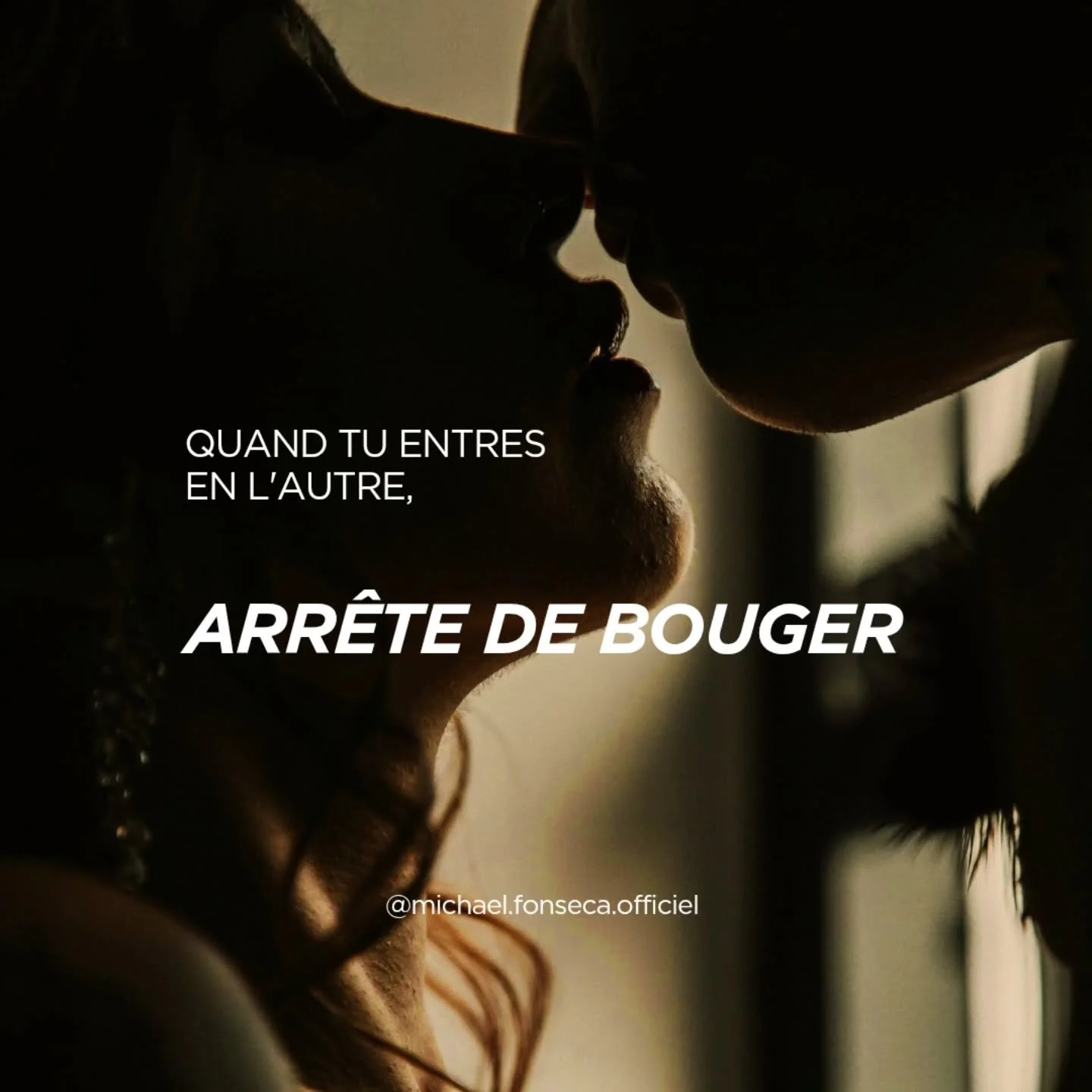 Tu as longtemps cru que pour cr&eacute;er du plaisir, il fallait bouger.
Qu'il fallait du rythme, de la friction, de la performance.
​C&rsquo;est l&rsquo;illusion dans laquelle on nous a tous enferm&eacute;s.

Le mouvement excite les nerfs, c'est vra