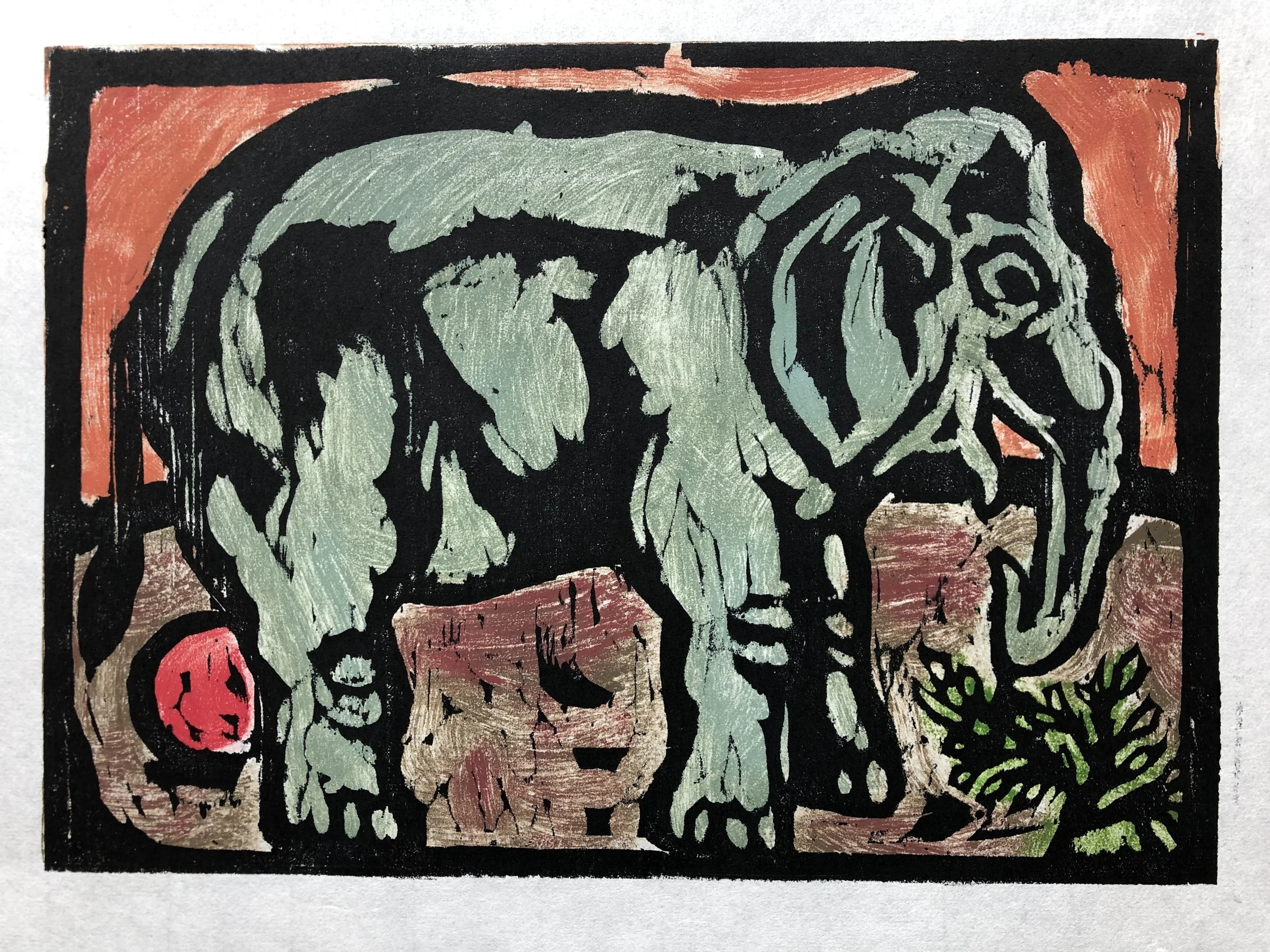 Elephant at Wrocław Zoo