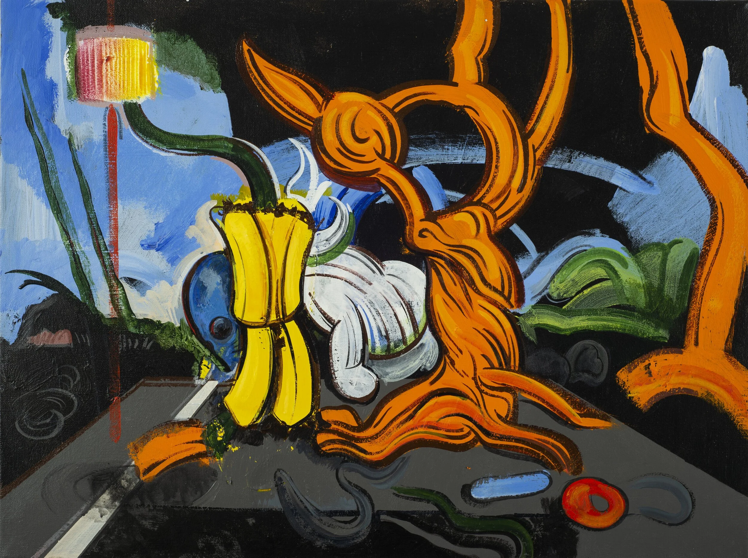 Elephant Hiding (Study)