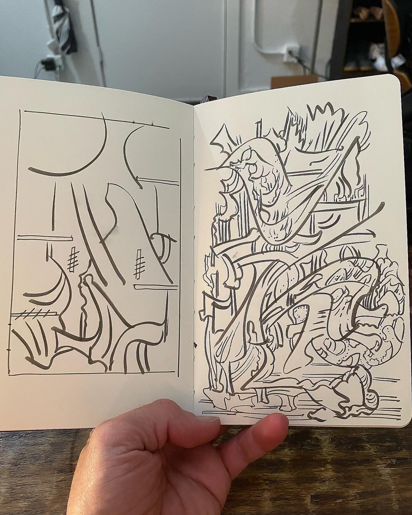 Sketching. Always sketching. And learning. Recently, I have taken to viewing Japanese prints and drawings. I realize the freeform drawings that I have made since I was in high school are an homage to these types of gestural drawings, products of a sp