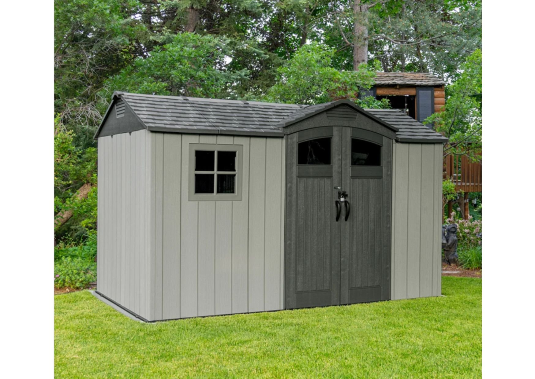 Lifetime 12 ft x 7 ft Side Entry Outdoor Storage Shed