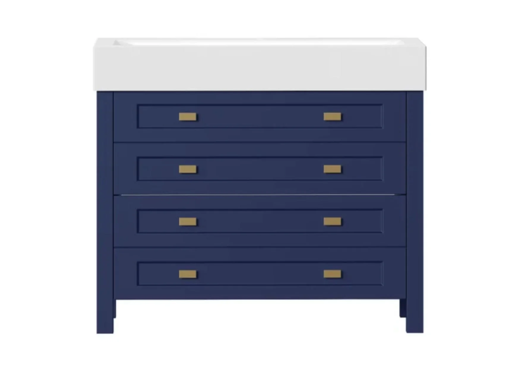 40" Midnight Blue Bathroom Vanity