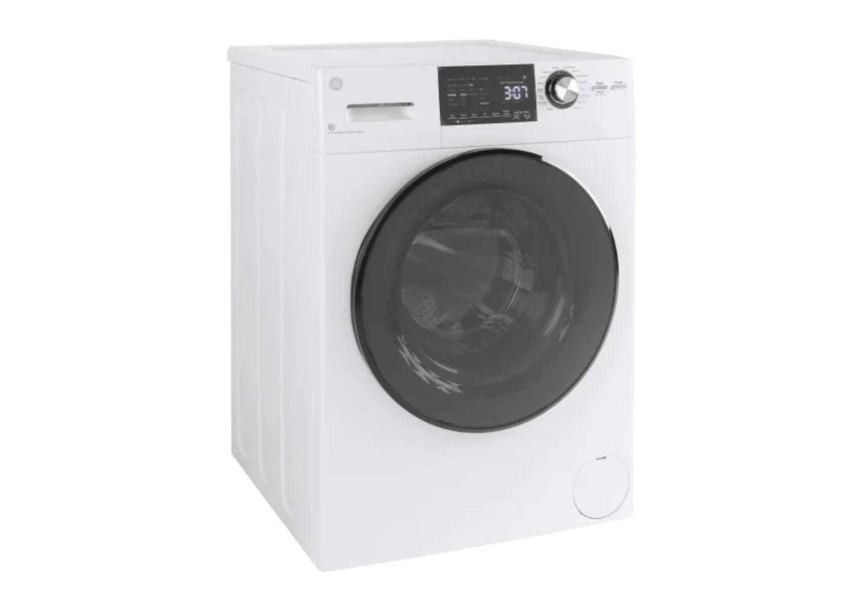 GE 24" 2.8 cu. ft. White Front Load Washer and Condenser Dryer Combo