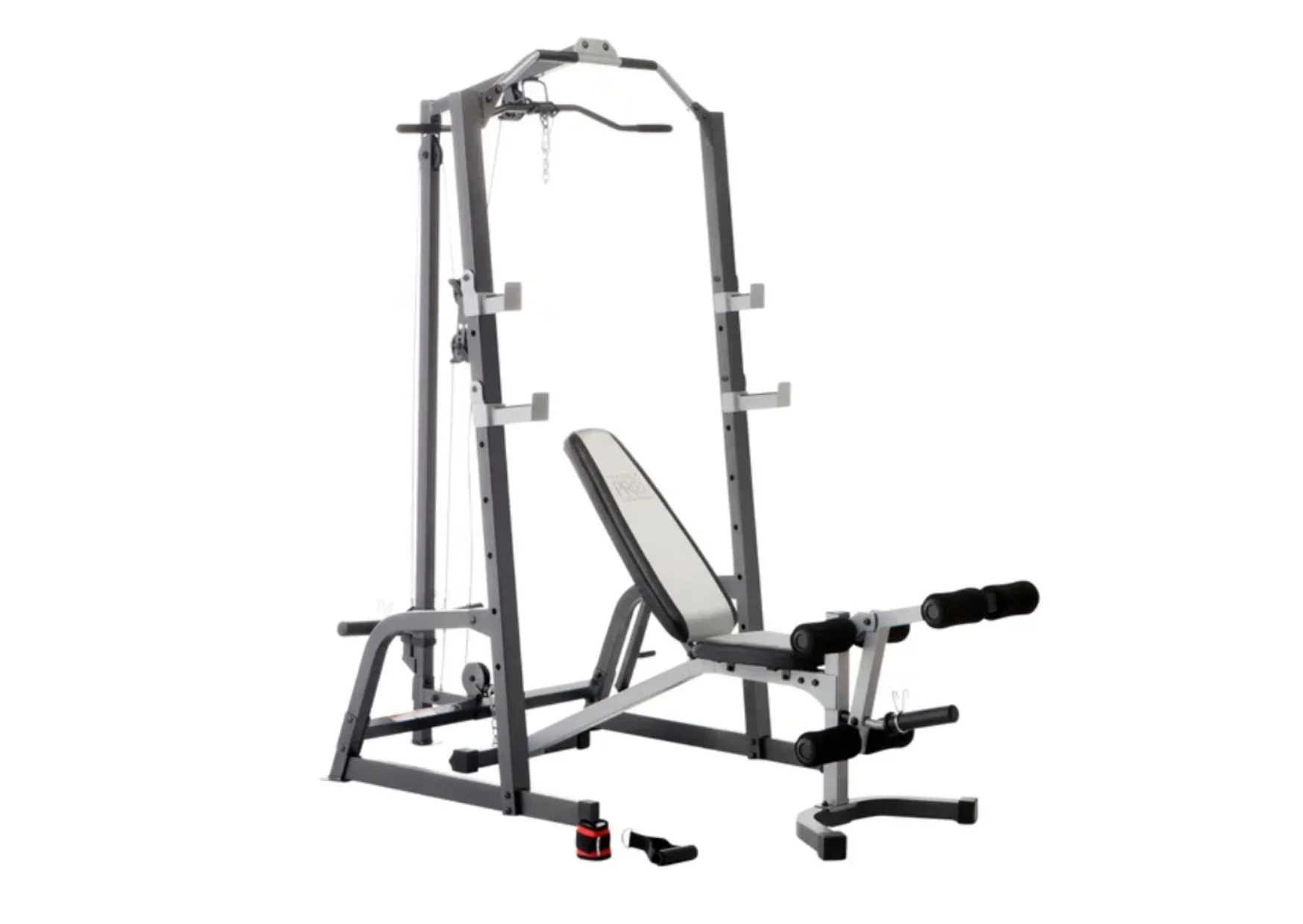 Marcy Pro Deluxe Cage System with Weight Lifting Bench