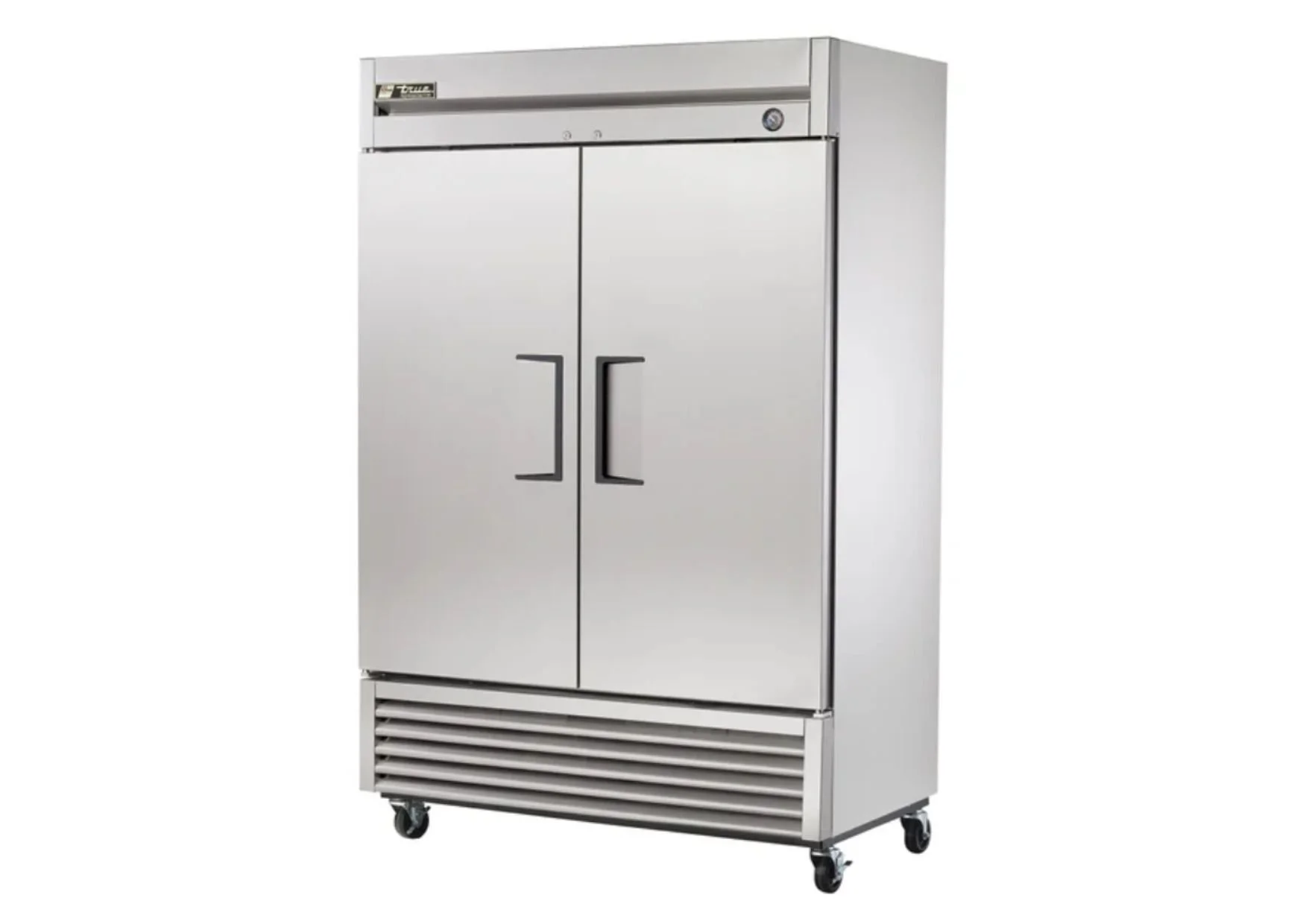 True 54" 49 cu. ft. Stainless Steel Commercial Reach-In Dual Swing Door Refrigerator