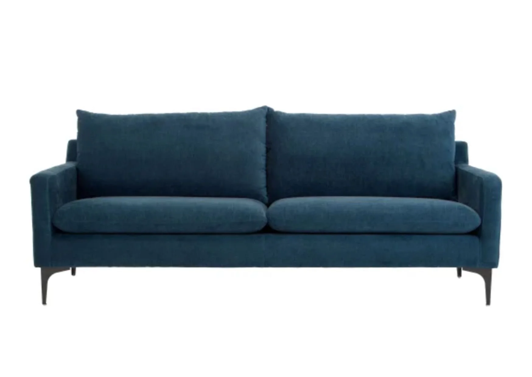 Moe's Home Blue Fabric Paris Sofa