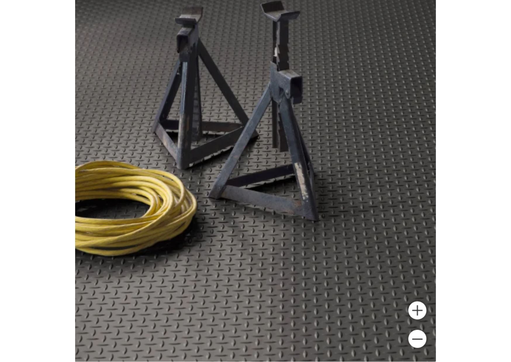 G-Floor Diamond Tread Roll Out Flooring in Slate Grey – 8.5 ft. x 24 ft.