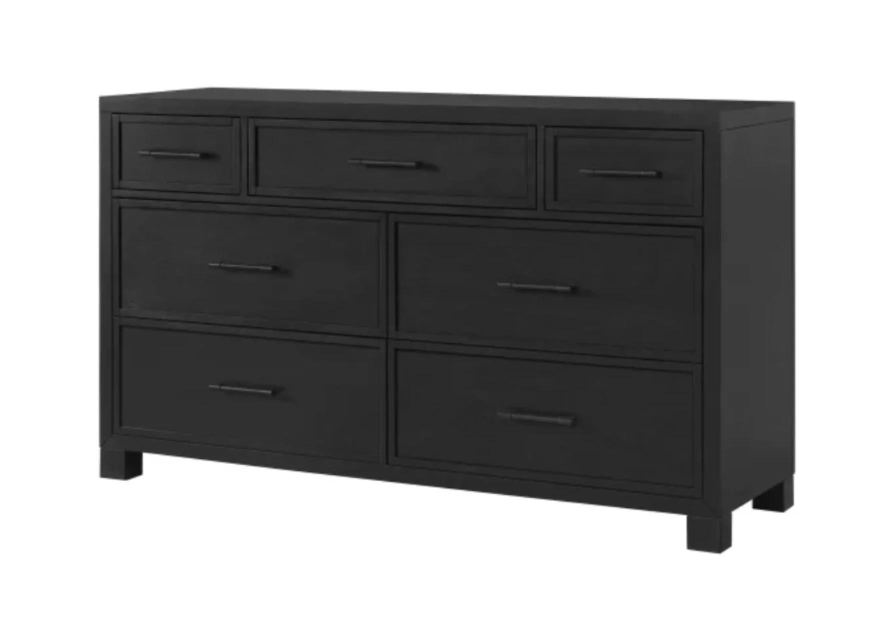 Black 7-Drawer Dresser
