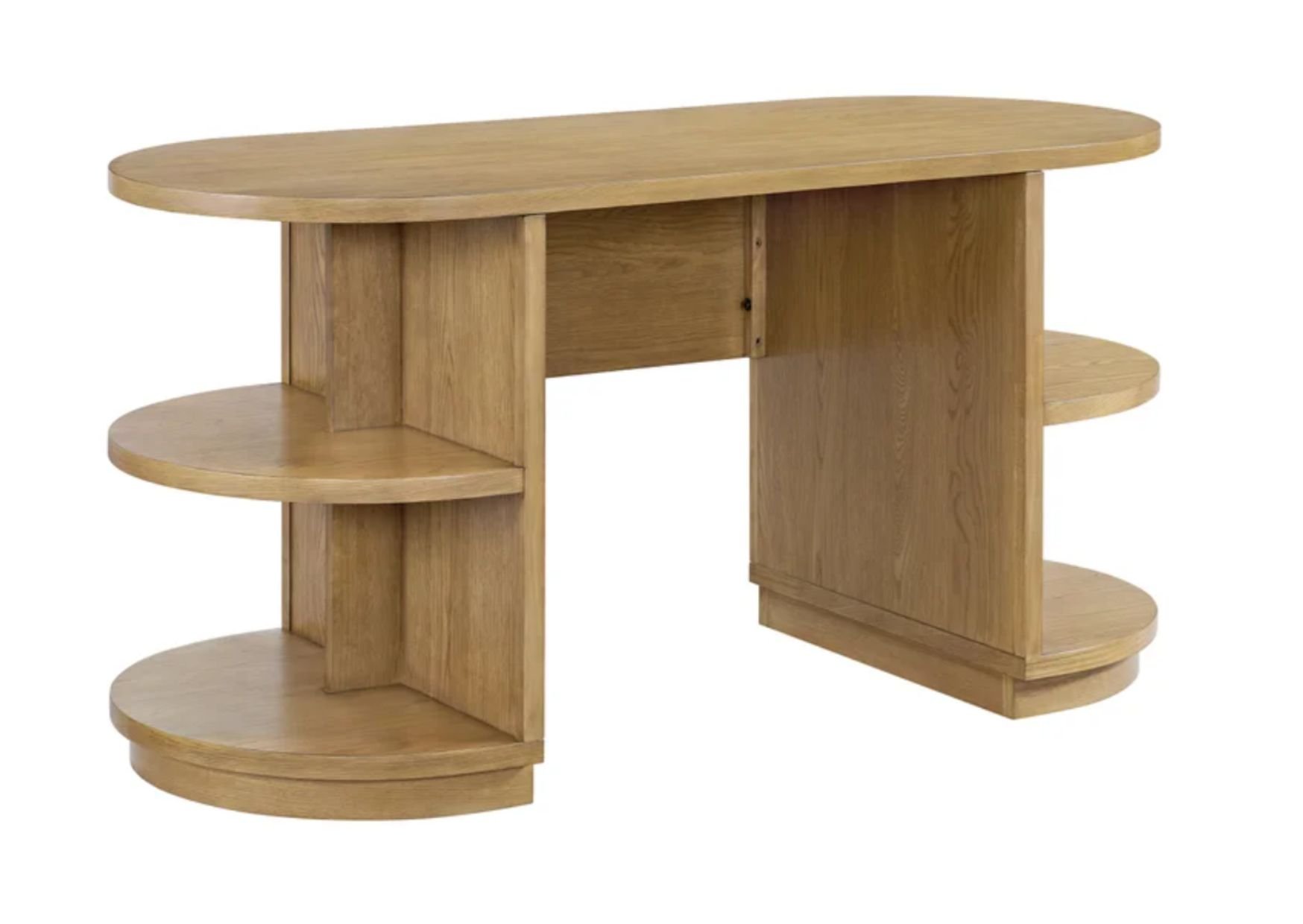 Writing Desk with Multiple Shelves