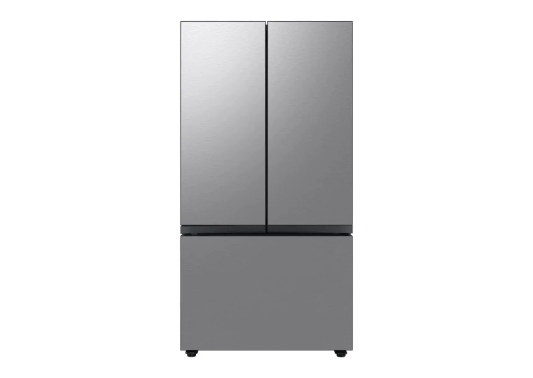 Samsung BESPOKE 36" 23.9 cu. ft. Stainless Steel 3 Door French Door Counter Depth Refrigerator with Beverage Center