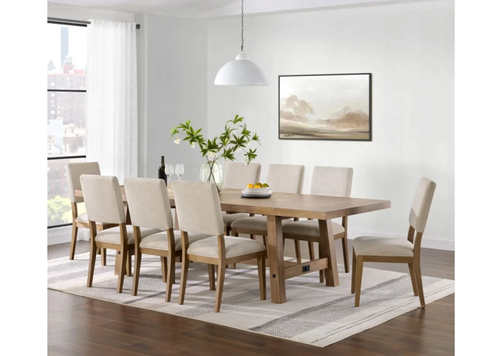 Pike & Main Graham 9-Piece Dining Room Set