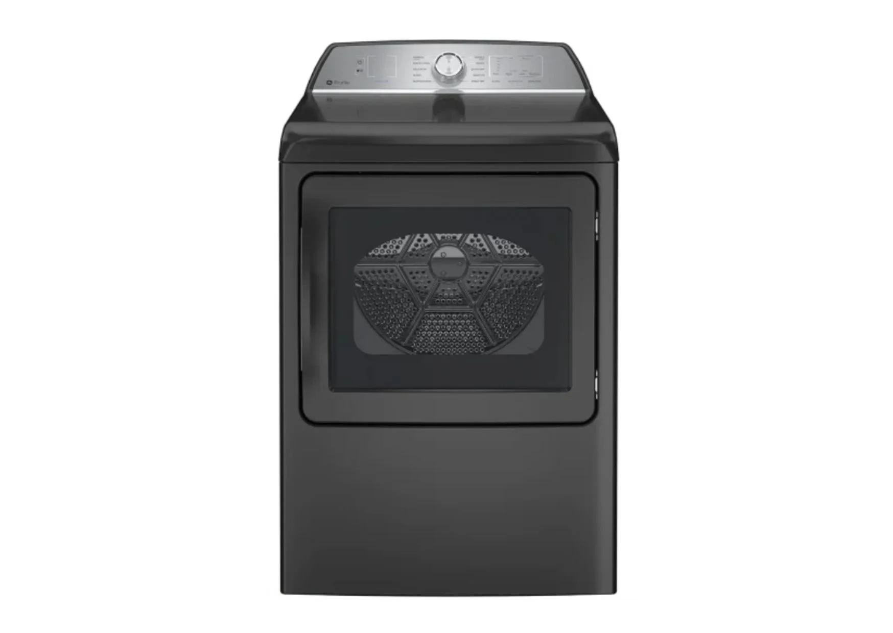 GE Profile 7.4 cu ft. Electric Dryer with Sanitize Cycle in Diamond Grey