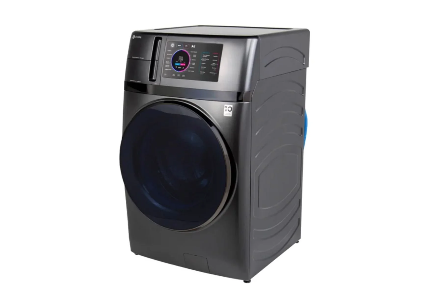 GE Profile 28" 5.5 cu. ft. IEC UltraFast All in One Combo Washer/Dryer with Ventless Heat Pump in Carbon Graphite