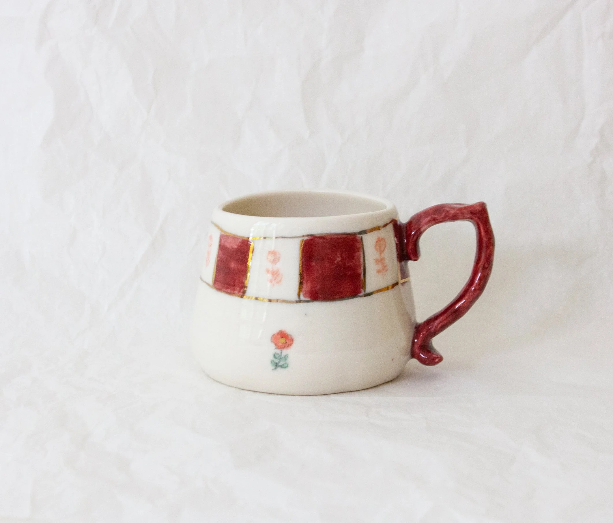 Tulip Mug- Merlot