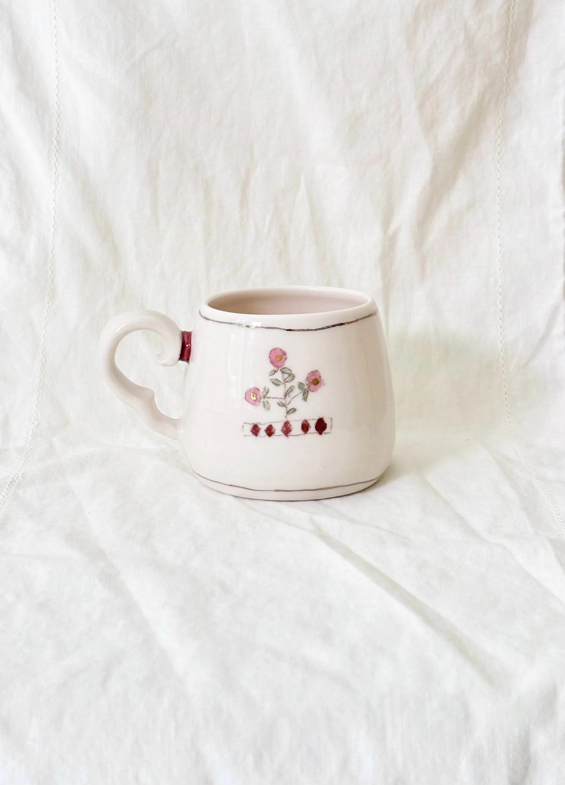 Cornflower Mug- Merlot