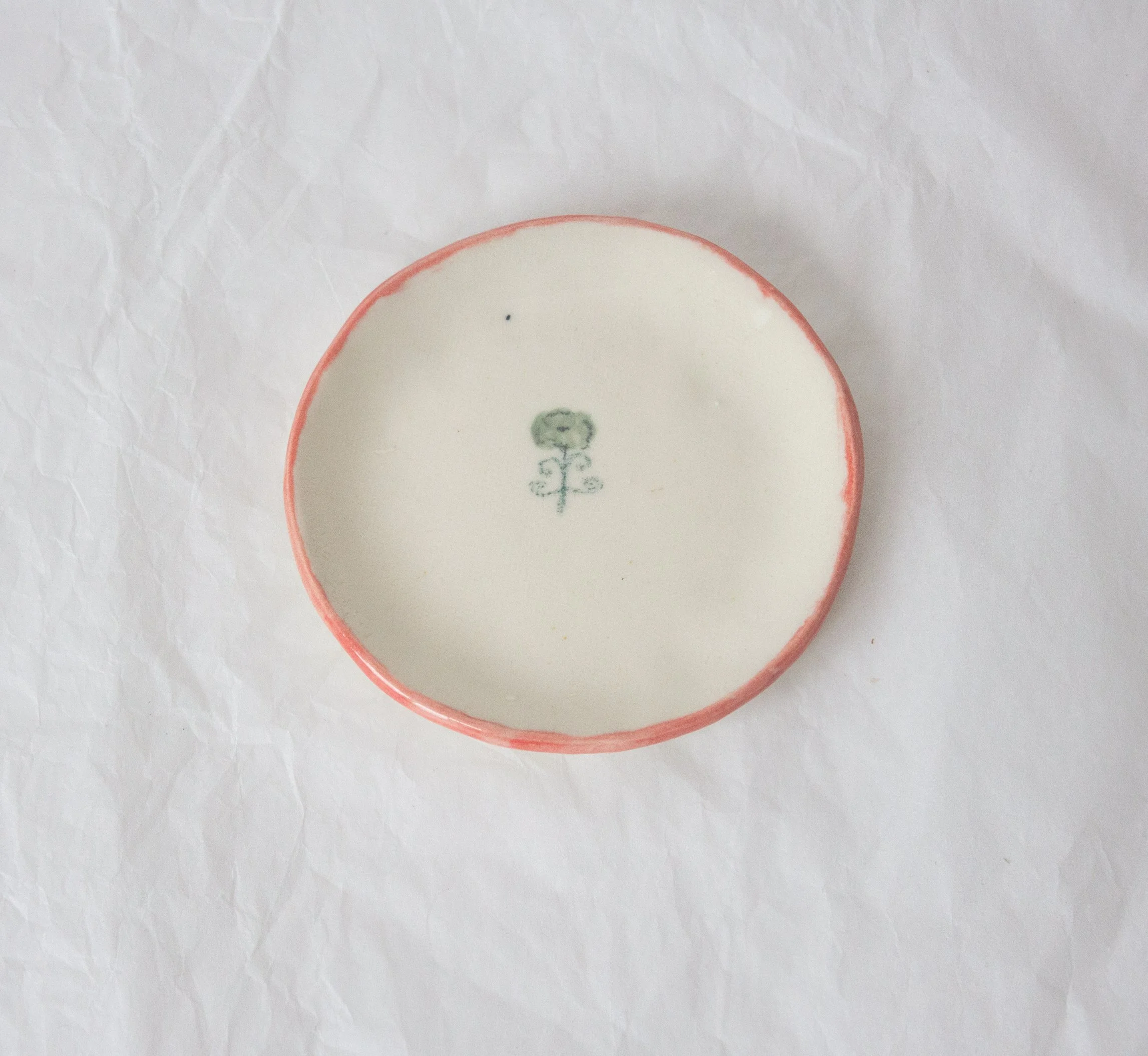 Hyacinth Ring Dish - mint