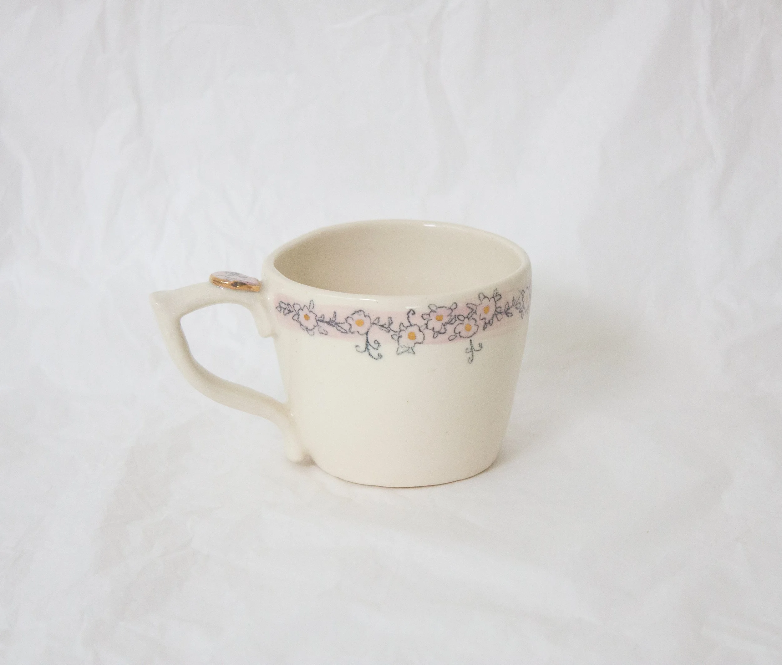 Button Mug- Mauve