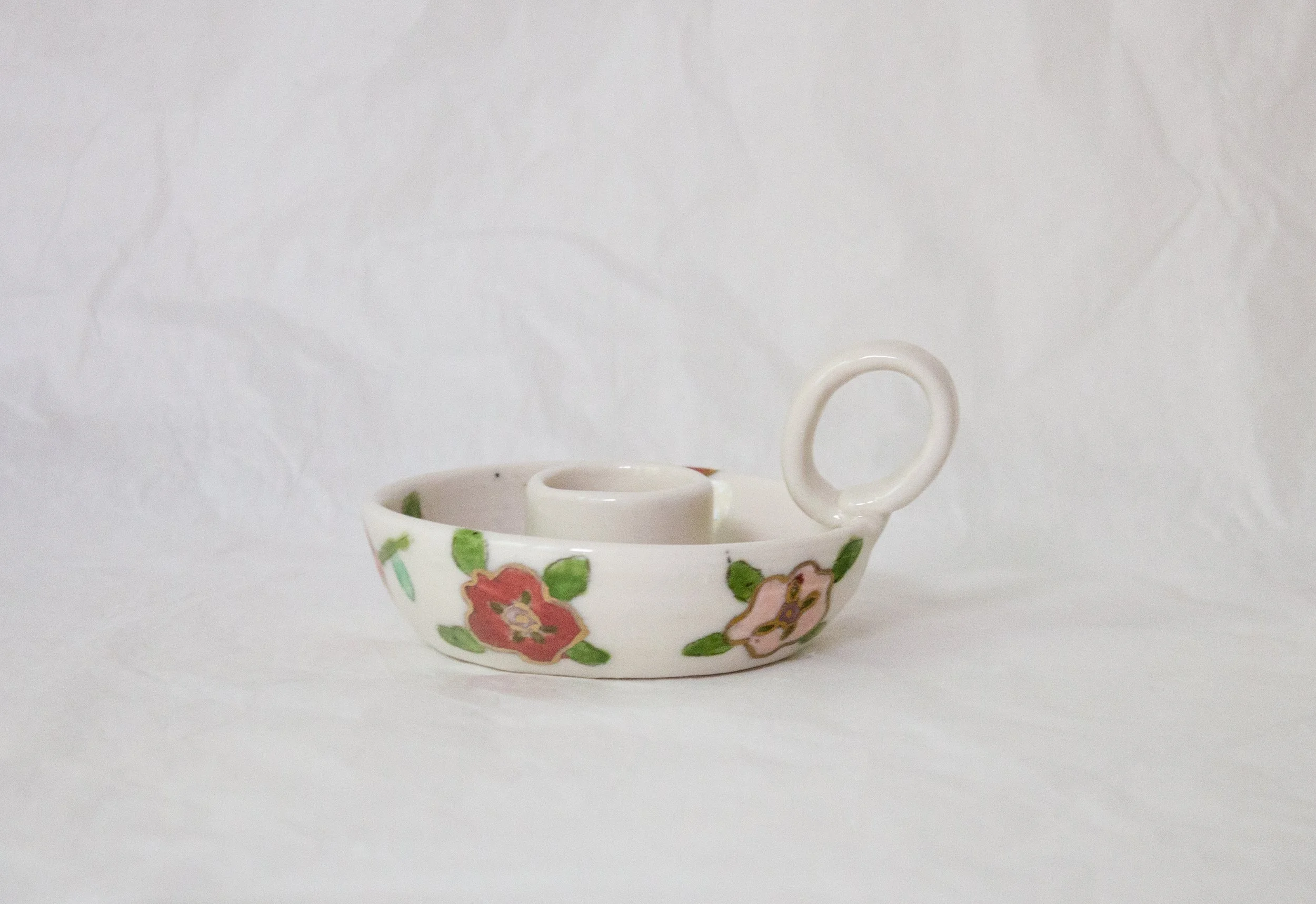 Poppy Candlestick Holder