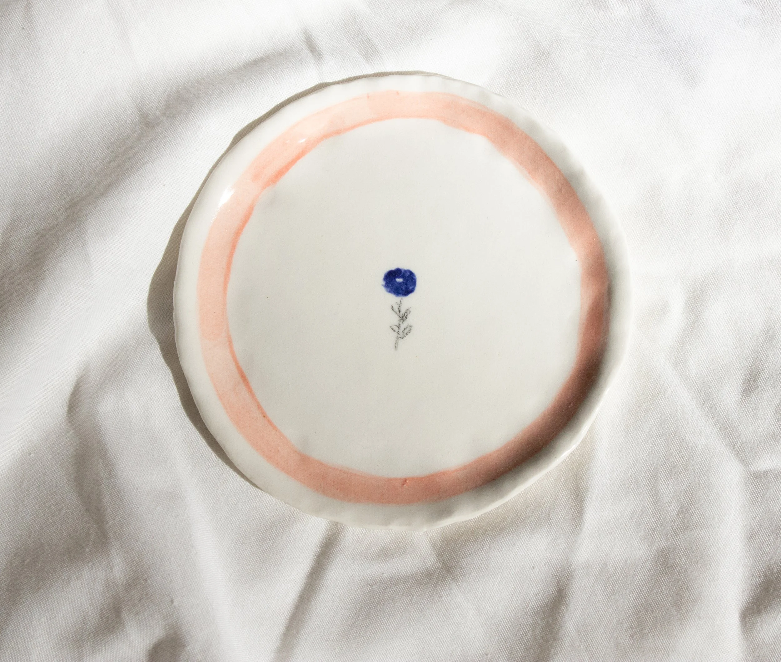Meloncholy Cornflower Catchall Plate