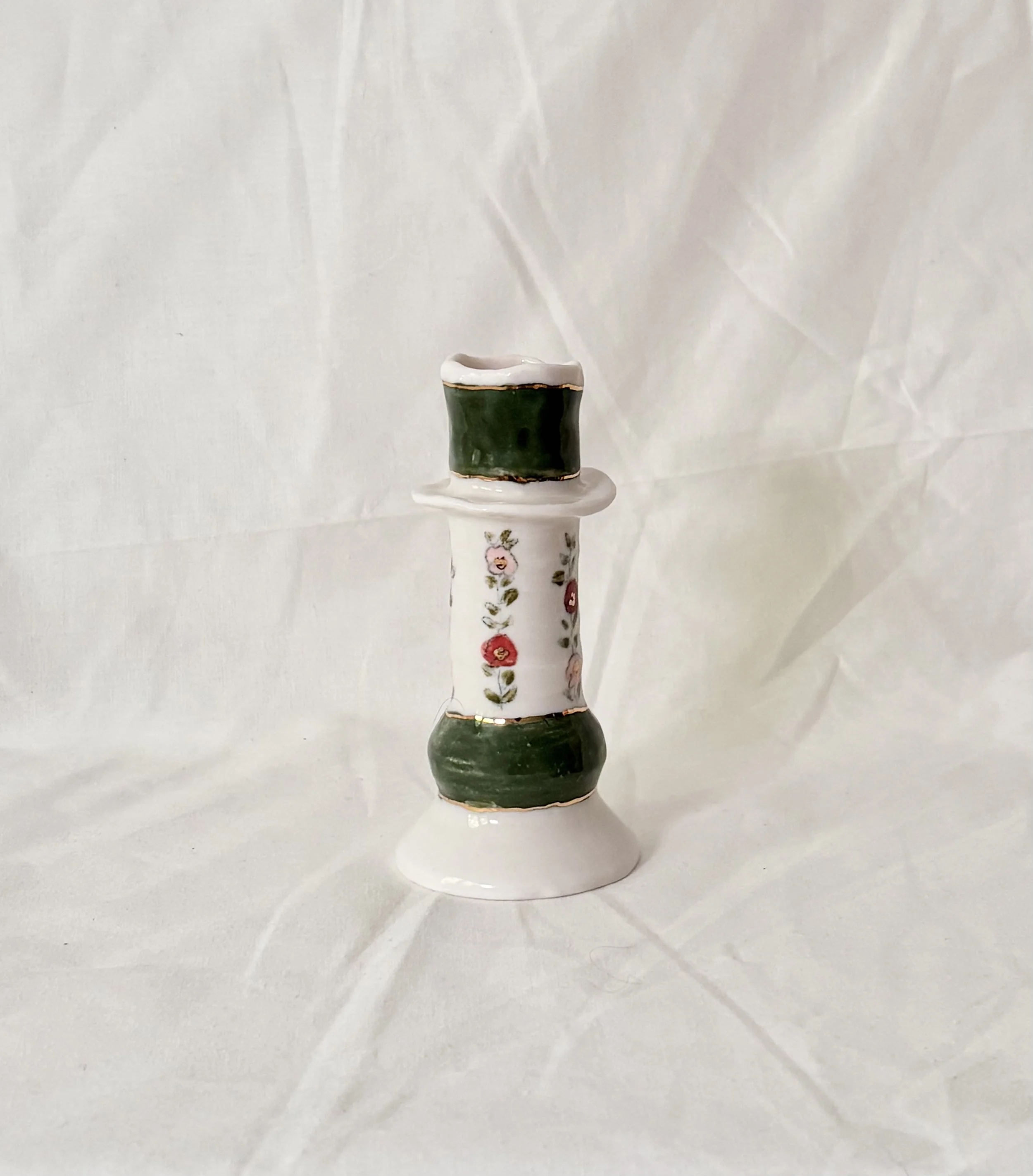 Cornflower Candlestick- Fern