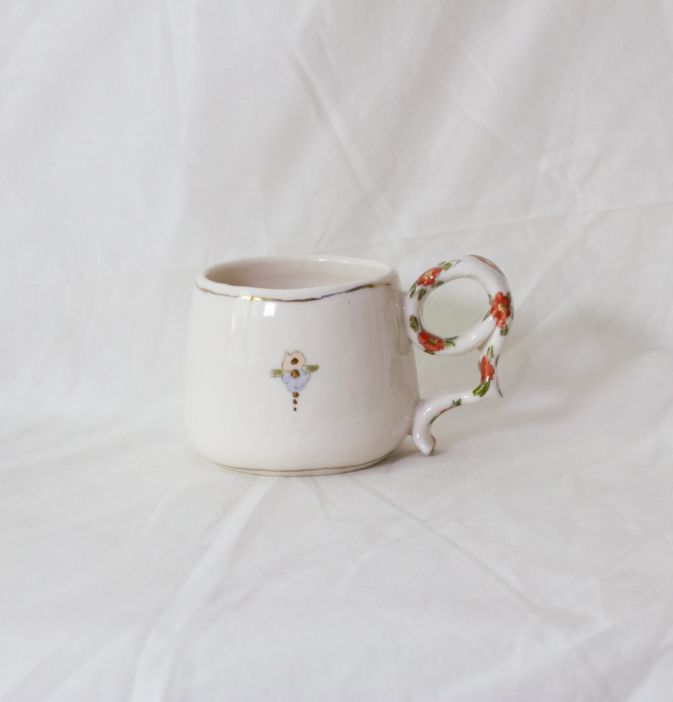 Peony Mug- Ruby