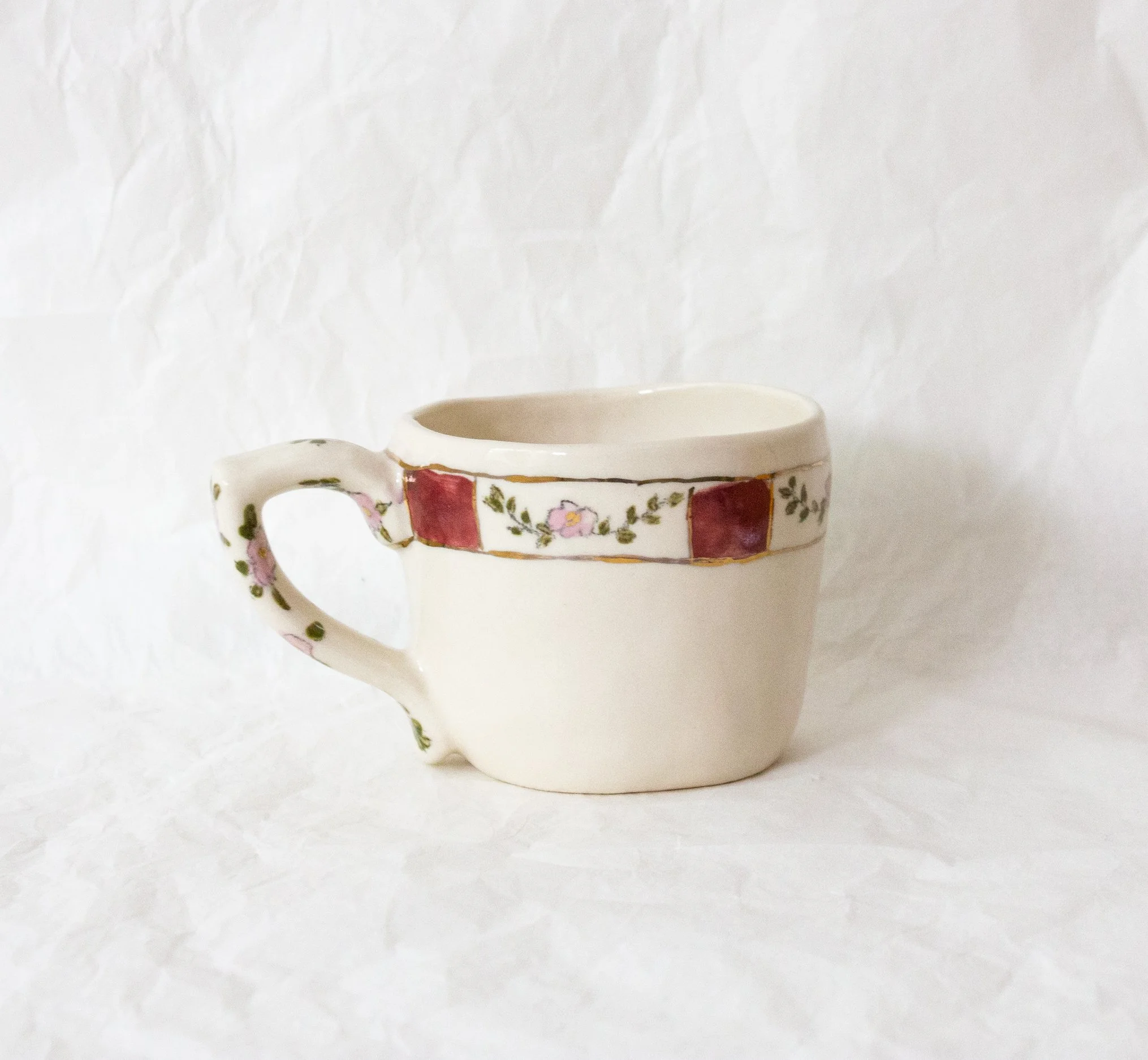 Cornflower Mug- Merlot
