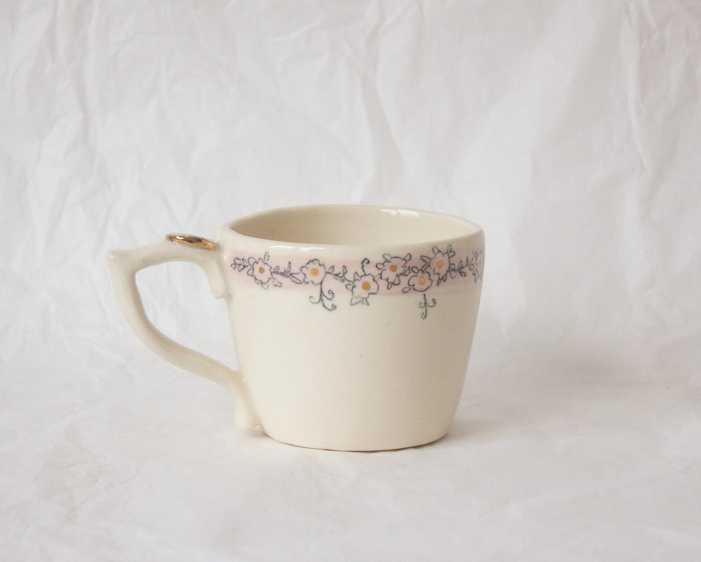 Button Mug- Mauve