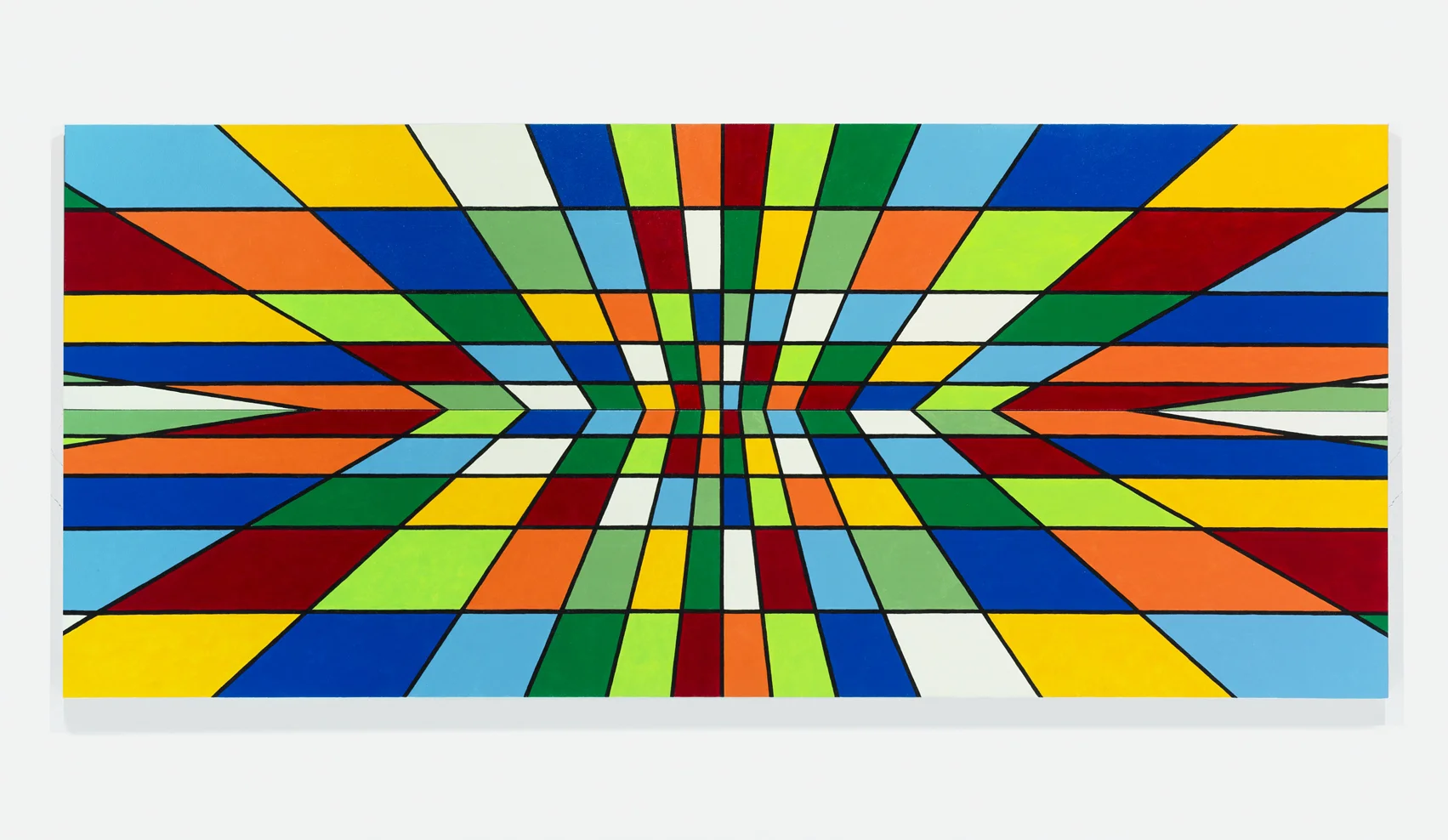  Journey Into the Realm of Reason  Enamel on Canvas | 36”x84” | 2009 