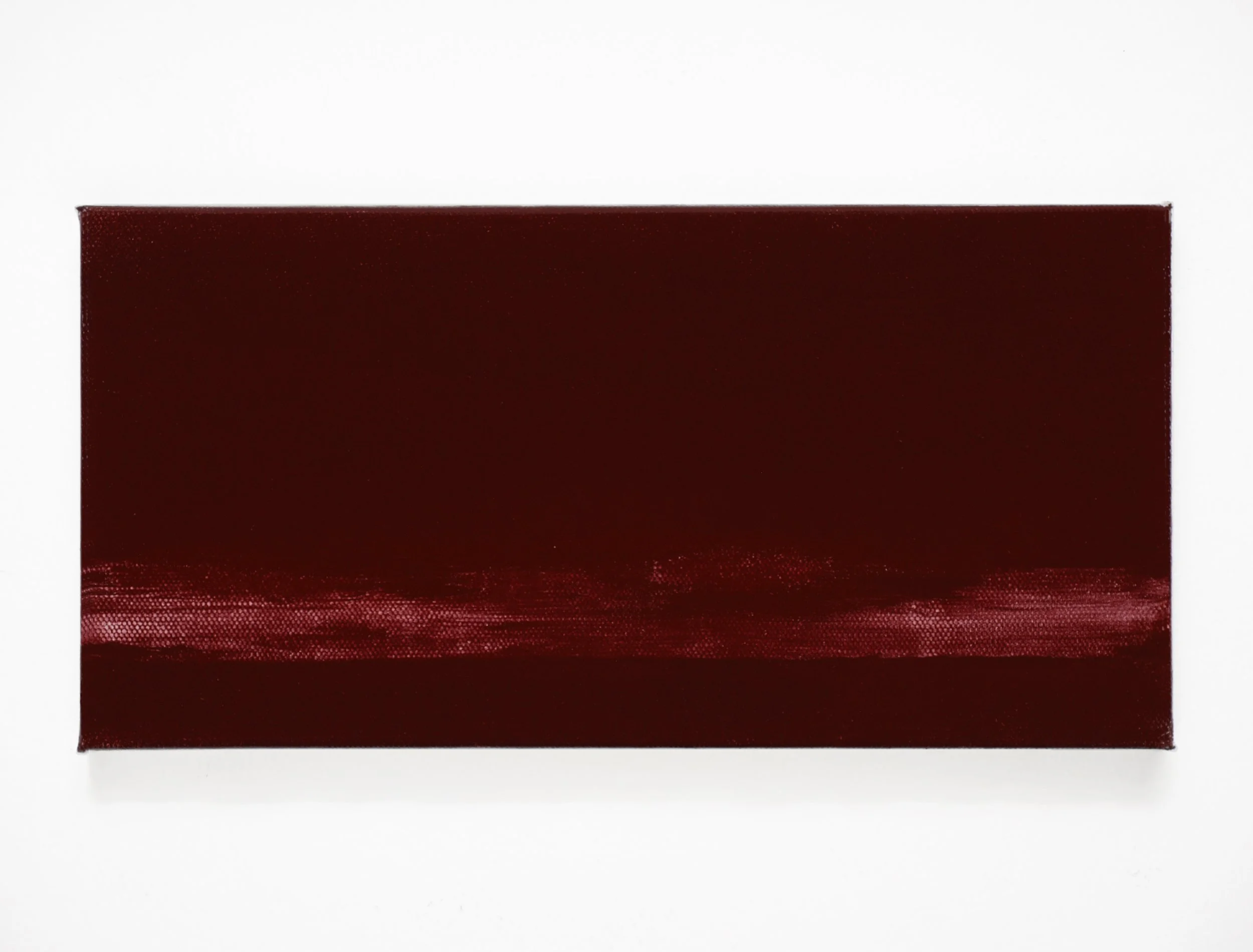  Under a Cherry Moon  Oil on Canvas l 6”x12” l 2026 