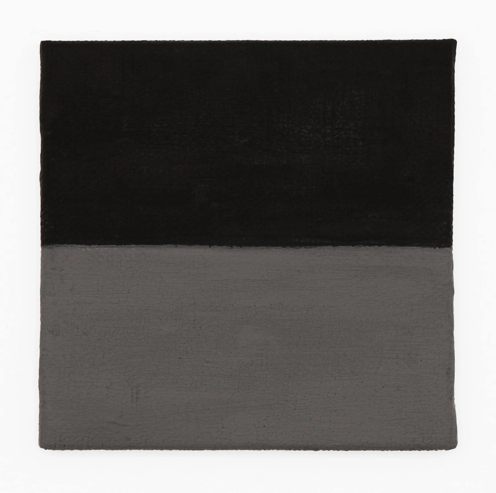  Sorrowful Yet Always Rejoicing  Untitled (Black over Grey)  Gouache on Linen l 3”x3” l 2026 