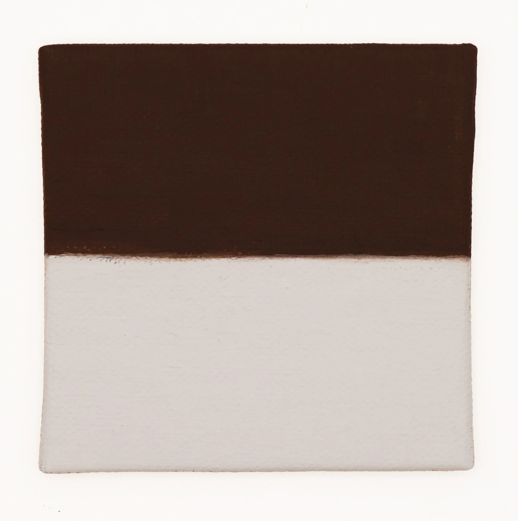  Sorrowful Yet Always Rejoicing  Untitled (Brown over Grey)  Gouache on Linen l 3”x3” l 2026 