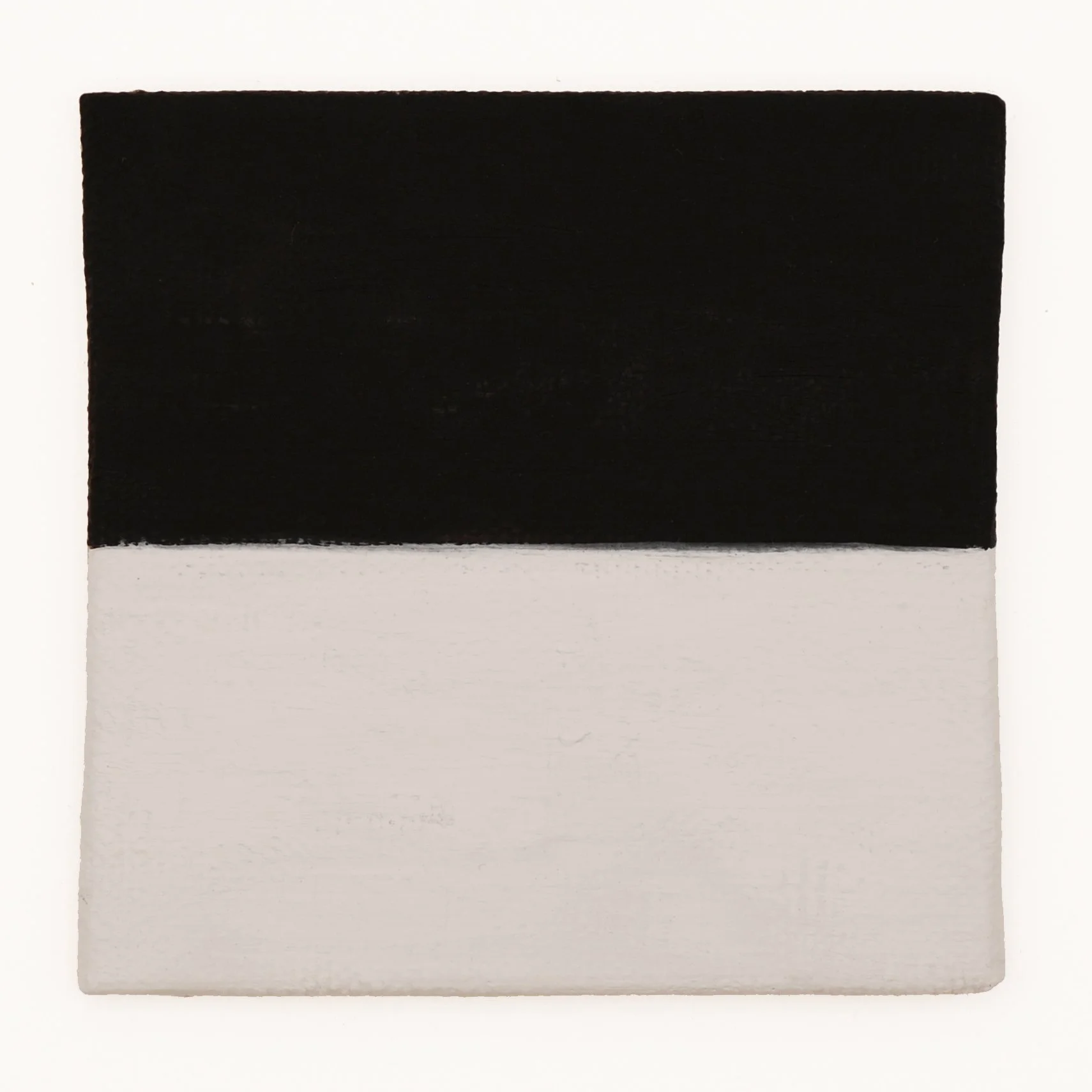  Sorrowful Yet Always Rejoicing  Untitled (Black over Grey)  Gouache on Linen l 3”x3” l 2026 