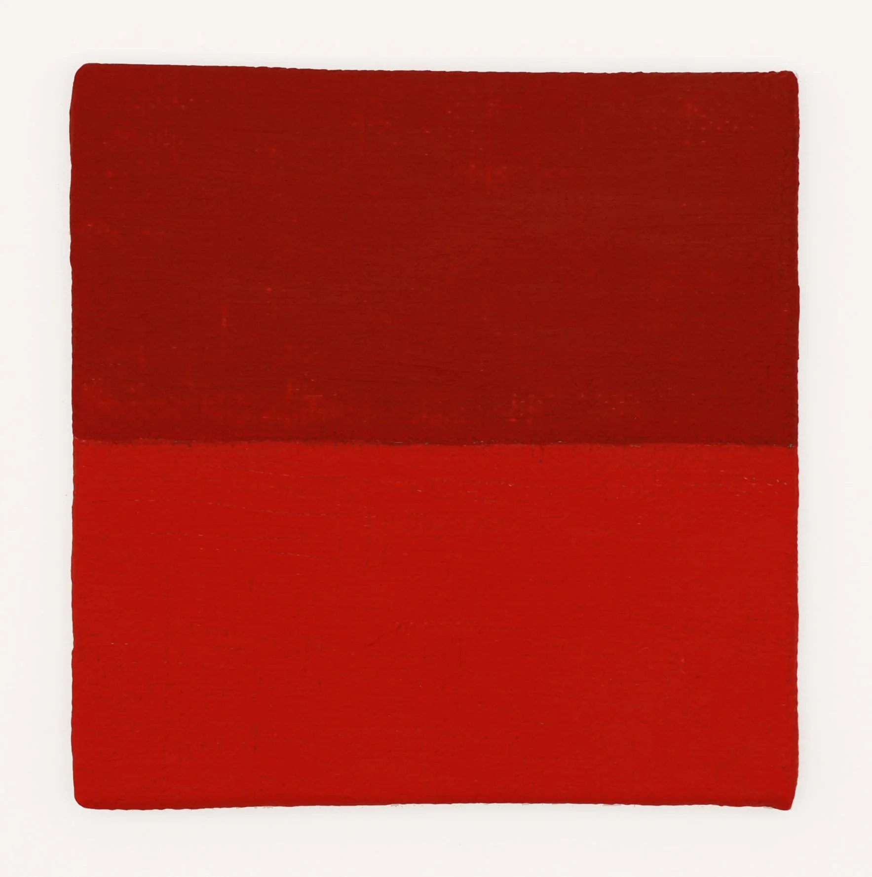  Sorrowful Yet Always Rejoicing  Untitled (Red over Red)  Gouache on Linen l 3”x3” l 2026 