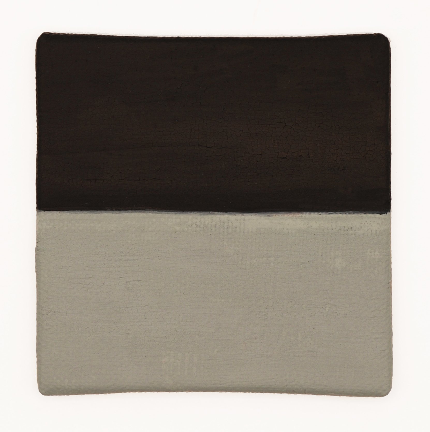  Sorrowful Yet Always Rejoicing  Untitled (Black over Grey)  Gouache on Linen l 3”x3” l 2026 