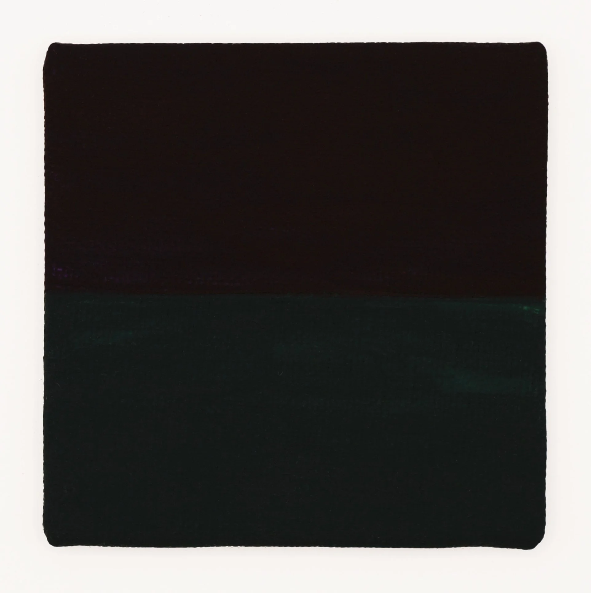  Sorrowful Yet Always Rejoicing  Untitled (Violet over Green)  Gouache on Linen l 3”x3” l 2026 