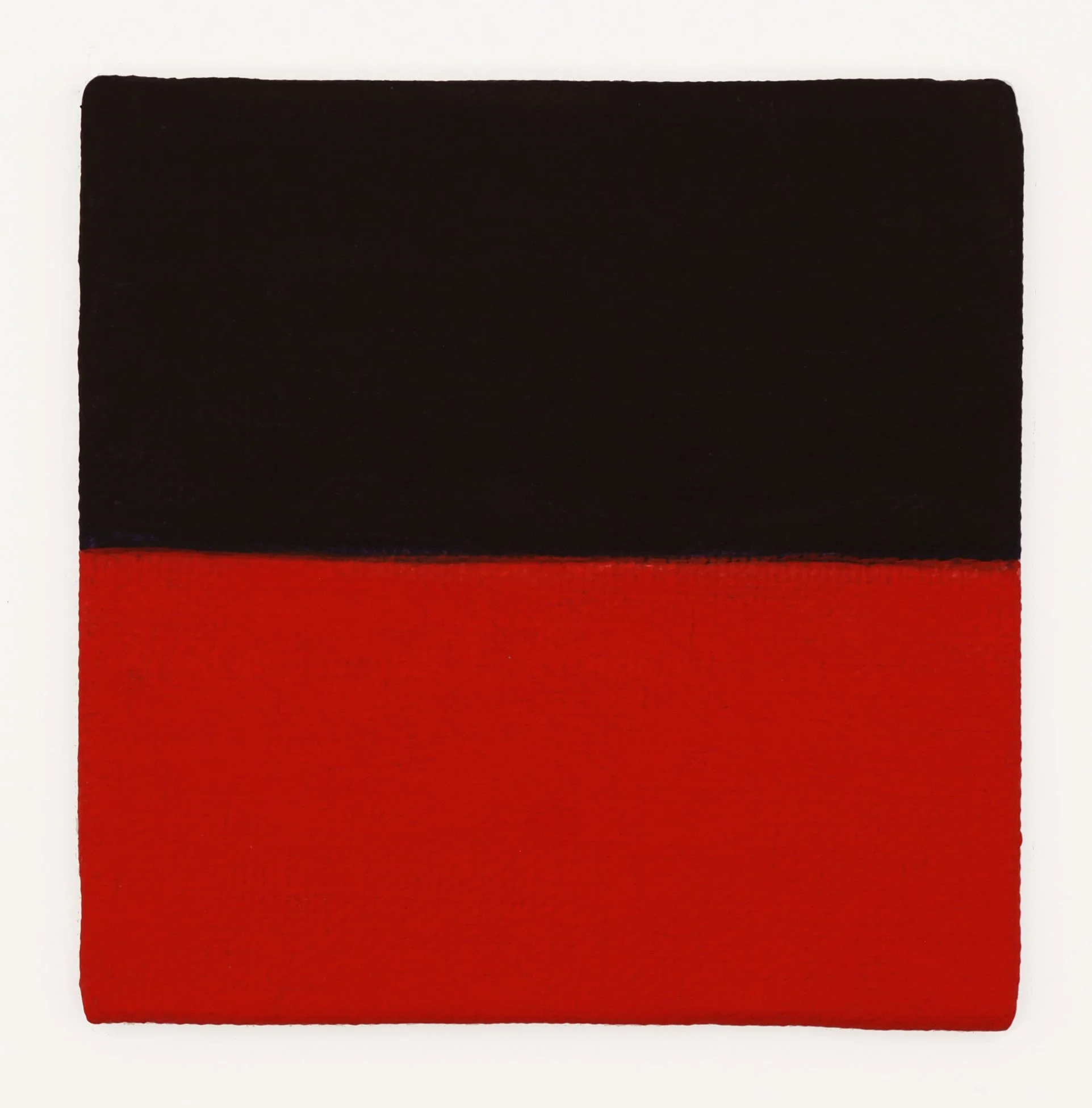  Sorrowful Yet Always Rejoicing  Untitled (Violet over Red)  Gouache on Linen l 3”x3” l 2026 