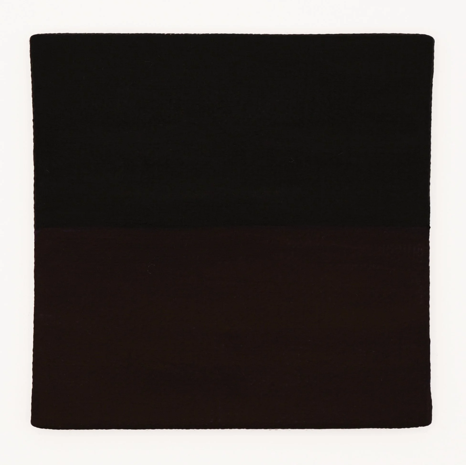  Sorrowful Yet Always Rejoicing  Untitled (Black over Violet)  Gouache on Linen l 3”x3” l 2026 