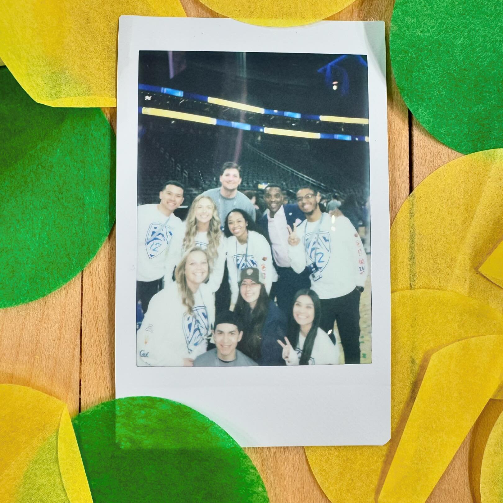 So proud of this team of stage managers, aka E-Team, for crushing it this week at the @pac12conference men&rsquo;s basketball tournament (and last week at women&rsquo;s) 🏀

We pulled off 11 games in 4 days, over 90 timeouts filled with activations f