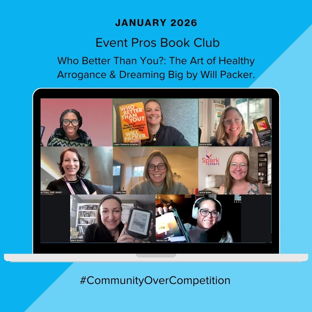 Last month, we had our bi-monthly meet-up for the Event Pros Book Club. We discussed &ldquo;Who Better Than You?: The Art of Healthy Arrogance and Dreaming Big&rdquo; by Will Packer. 

We talked about how we could embody healthy arrogance and not ask